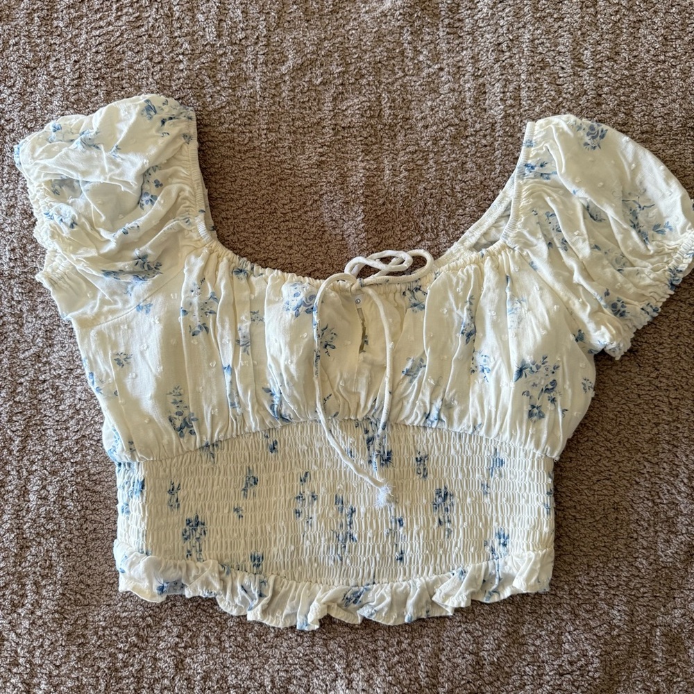 Altar’d State April Floral Crop Top